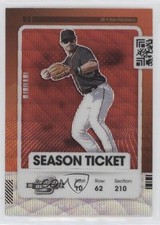 2021 Panini Contenders Season Ticket Optic Red Wave Prizm Evan Longoria #81 1u6