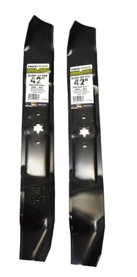 Lot of 2 Max Power Mulching Blade Set 42'' Replacements For MTD Cub Cadet