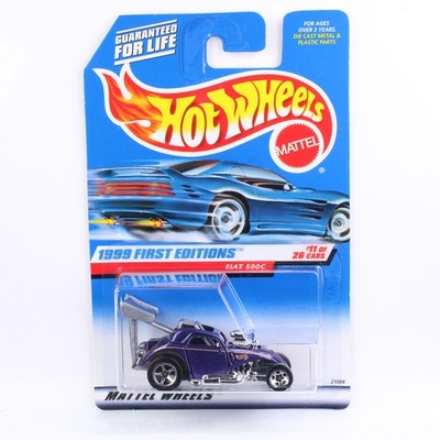 Hot Wheels 2000 - BLUE CARD COLLECTOR - FIAT 500C - FIRST EDITIONS