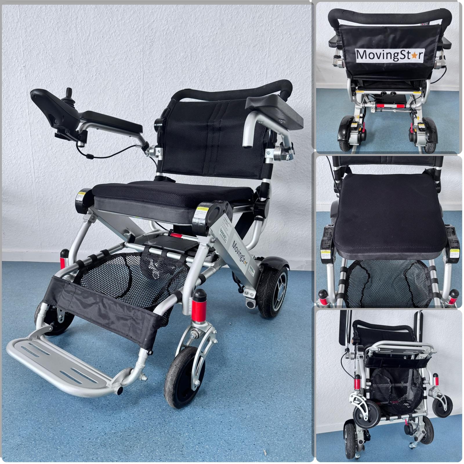 MovingStar 102 Elektrorollstuhl Rollstuhl Reisemobil Elektromobil faltbar 6 km/h