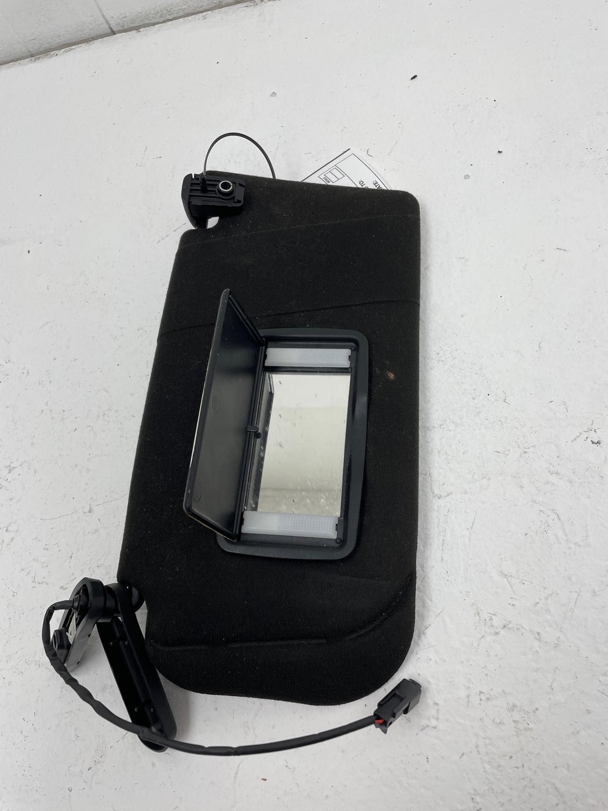*DAMAGED MIRROR* 2008-2012 MASERATI GRANTURISMO Left Sun Visor Garage Door Black