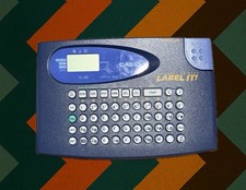 (Untested) Casio Kl-60 Label It Printer W/ 9mm Black on Clear Sample Tape Xr-9x4