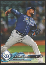 2018 Topps Baseball  #332 - Alex Colome - Tampa Bay Rays  18-2042