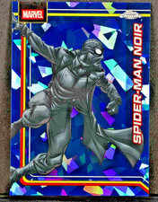 2026 TOPPS CHROME SAPPHIRE MARVEL SPIDER-MAN NOIR BLUE REFRACTOR #165