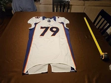 2012 Denver Broncos # 79 Authentic Game Issued Worn Jersey Size 48 TEAM STORE