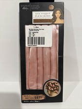 Studio Dry Satin-Wrapped Flexi Rods 6pc Rose Gold Heatless Curlers 10" x 0.75"