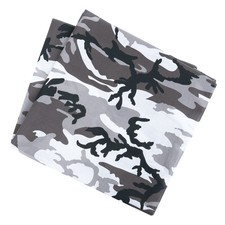 Large New Camouflage City Camo - Military Jumbo Bandana 27 In. X 27 In.