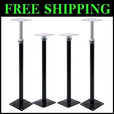 4-Pack Adjustable House Jacks, 16-20'' Post
