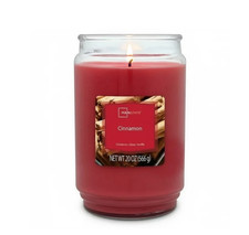 Cinnamon Scented Glass Jar Candle - 20oz