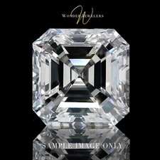 9.36ct Asscher Cut Loose Diamond GIA Certified G/VS2 + Free Ring (1176370094)