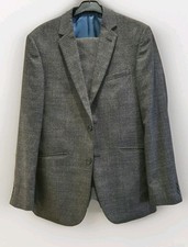 Taylor & Wright Grey 2-Piece Suit 38R Jacket, 32s Trouser, 2-Button, Regular fit