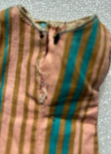 Barbie Clone Fashion Doll Vestito Fatto a Mano Vintage Strisce Anni 60 - Foto 4 di 4