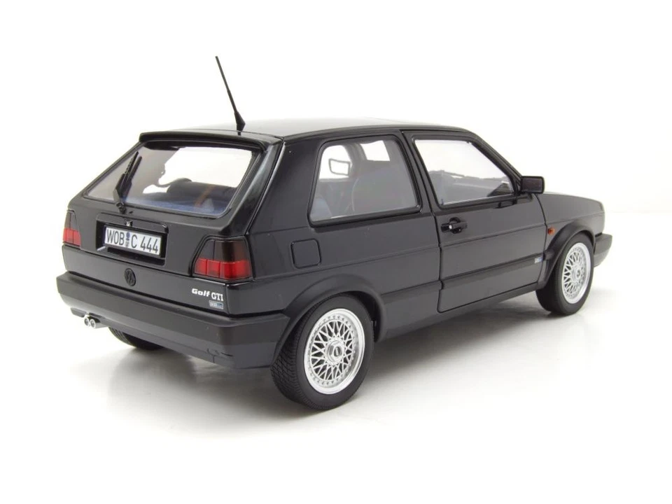 VW Golf 2 GTI Edition Blue 1991 dunkelblau metallic Modellauto 1:18 Norev - Bild 2 von 4