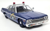 Kk 1/18 Dodge Monaco 1974 Nevada Highway Patrol Police Diecast Model Car