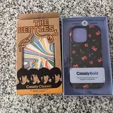 (2) Casely iPhone 15 Pro Max Case The Beatles Come Together  + Bold Skulls