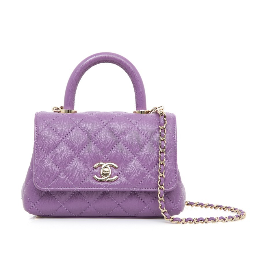 Chanel Coco Handle Mini  Quilted Bag AS2215 (Coco Handle)
