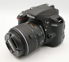 Used Nikon D3300 DLSR Camera w/ 18-55mm VR II Lens Kit Black