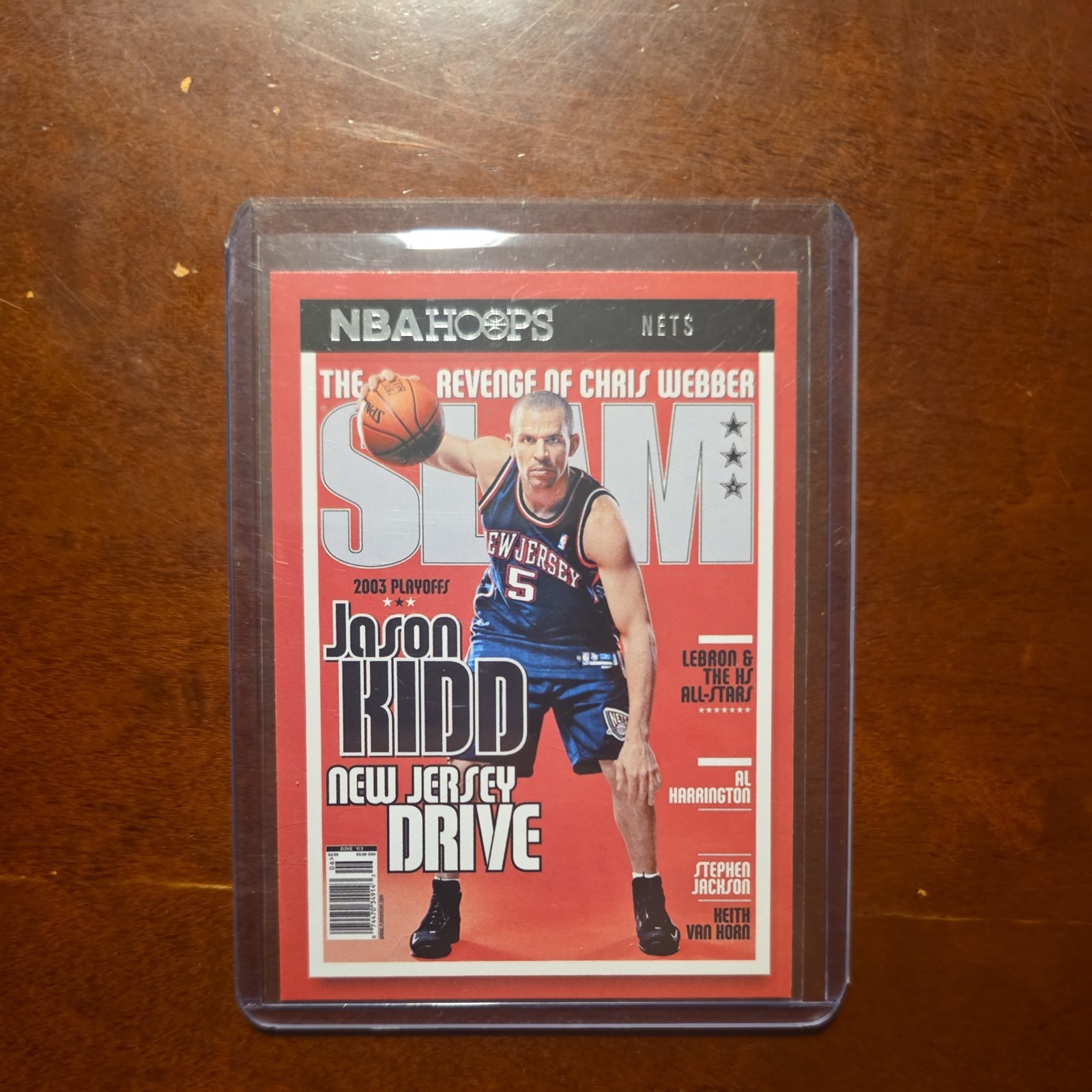 2021-22 NBA Hoops Slam Jason Kidd #70 New Jersey Nets
