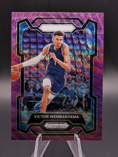 2024 Panini Prizm Draft Picks - Purple Wave Prizm #99 Victor Wembanyama - Foto 1 di 2