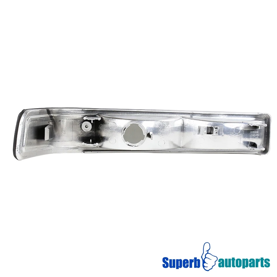 Fit 1998-2004 GMC 98-04 Sonoma S10 Blazer Pickup Bumper Lights Signal Lamp Smoke Foto 3 de 4