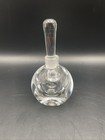 Vintage Orrefors Sweden Round Crystal Ball Perfume Bottle Stopper 1975 Signed — photo 3