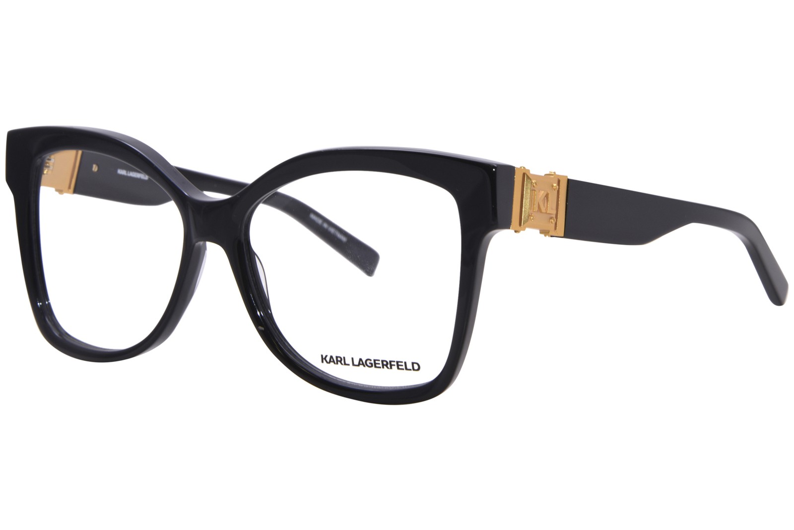 Очки Karl Lagerfeld KL6149 001 Женские черные в полной оправе Кошачий глаз 55 мм 21890₽