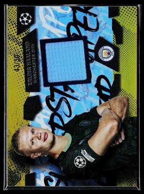 Erling Haaland 2025-26 Topps UCC Superstar Relics Gold /50 #TSR-EH Man City