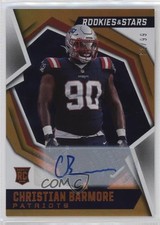 2021 Panini Rookies & Stars Orange Signatures 61/99 Christian Barmore Auto 11ur