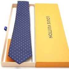 Cravatta Louis Vuitton modello monogramma a pois mai usata ottima qualità ori...