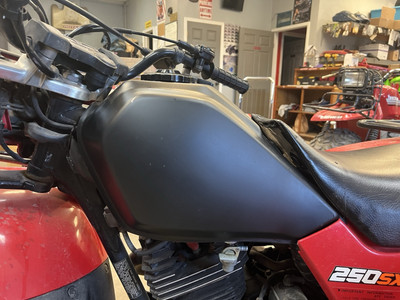 1985 1986 1987 Honda 250SX Gas Fuel Tank Steel Serwa Reproduction