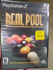 Real Pool Sony PlayStation 2 Video Game Billiards Sports SLUS-20032 NTSC NIB 196