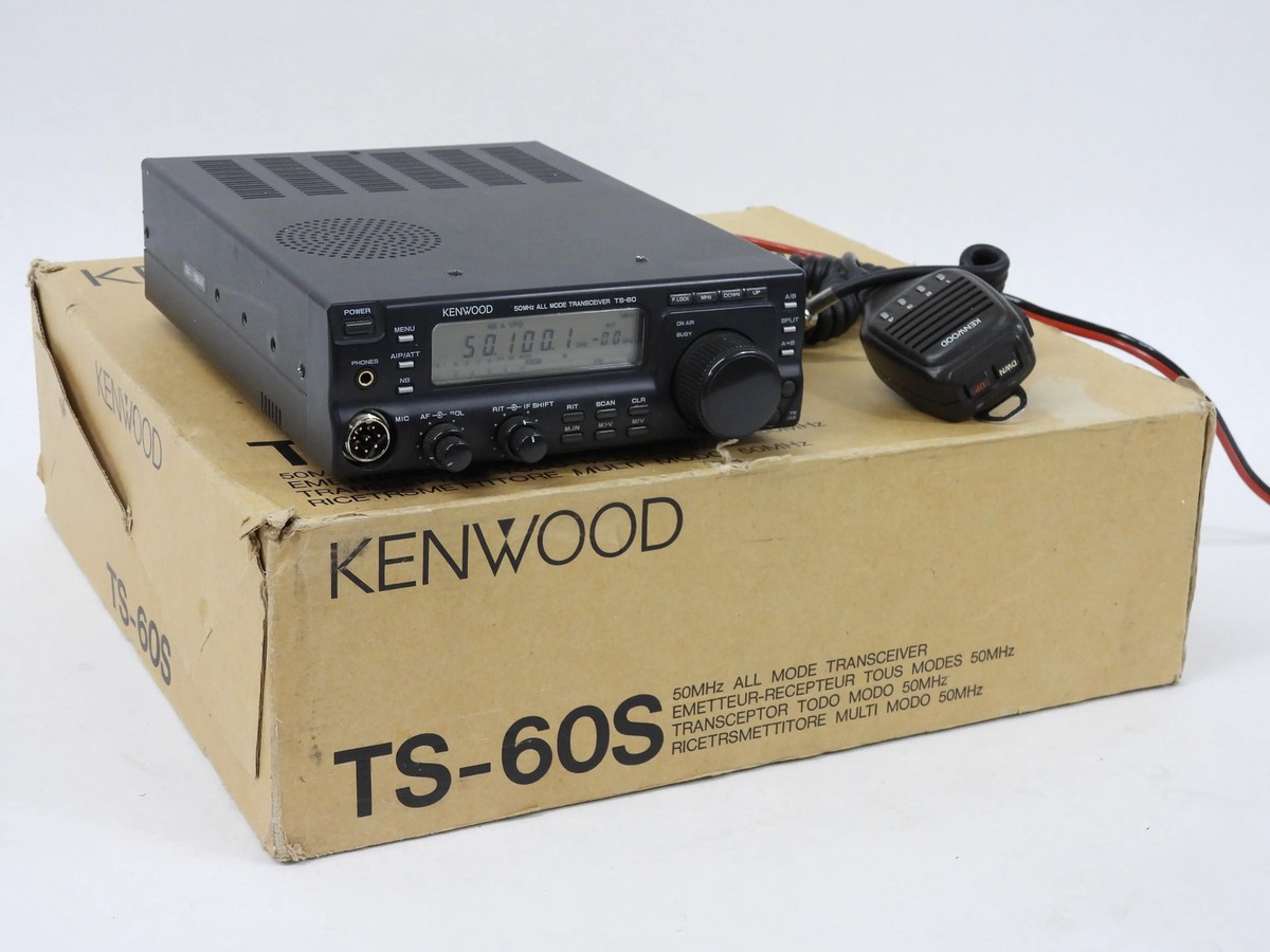 Kenwood TS-60S Vintage 6-Meter 50MHz Ham Radio Transceiver + Box