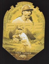 Trea Turner 2022 Topps Fire En Fuego Gold Minted #EF-17