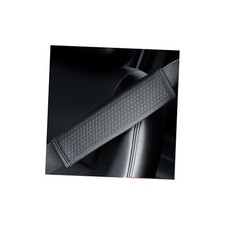 Car Seat Belt Cover Pads, Leather Seat Belt Cover, Universal Car Diamond-Black