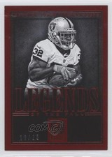 2014 Panini Elite Legends of the Fall Red 10/25 Maurice Jones-Drew #8 0c6