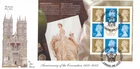 Queen Coronation FULL Booklet Pane Fourpenny GB FDC London SW1 (b) 2003 (103650)