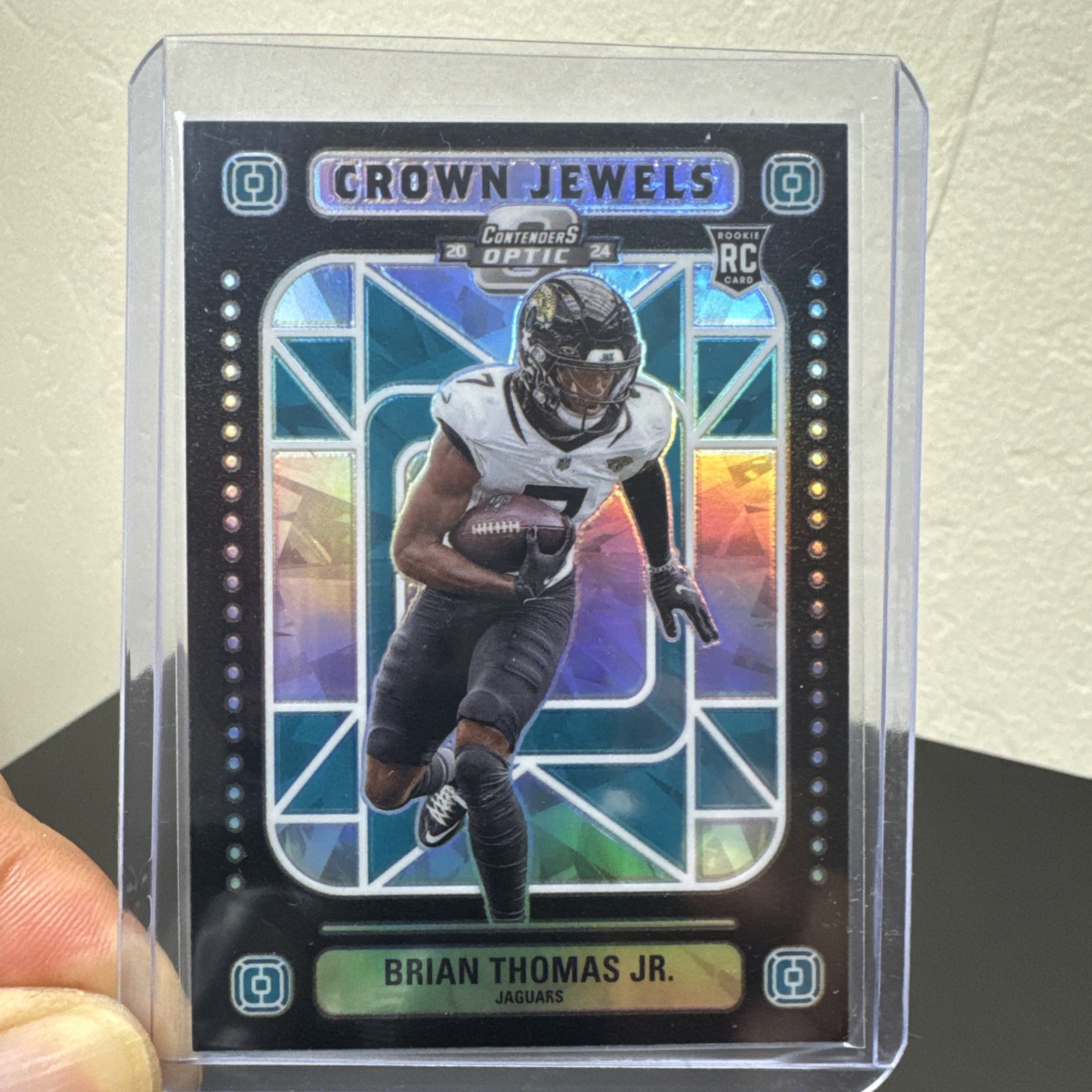 2024 Contenders Optic Brian Thomas Jr. Crown Jewels RC Rookie CASE HIT SSP