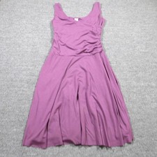 GAP Dress Womens Small Purple Sleeveless Scoop Neck Stretch Fit Flare Knit