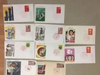 Ten Japan fdc.Each two same stamps diff pictures