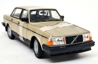 Nex 1/24 - Volvo 240 Gl Gold Metallic Saloon Diecast Model Car