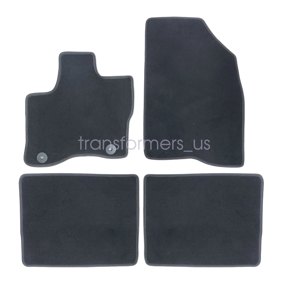 Alfombrillas delanteras y traseras negras para Ford Taurus 2010 2011 2012-2019 nuevas Foto 4 de 4