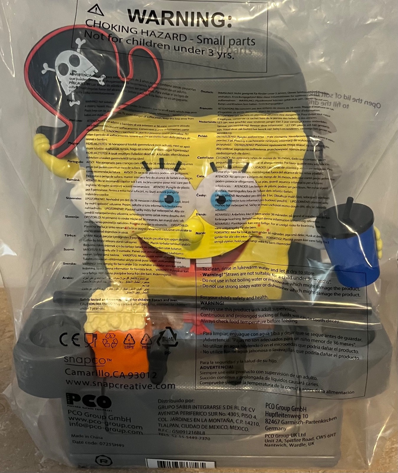 SpongeBob Movie 2025 Regal Exclusive Popcorn Eimer & Trinkbecher