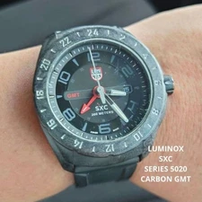 Luminox SXC Series 5020 Carbon GMT Space Expedition Good Condition Watch Japan