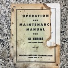 Hercules Motors IX Series Operation and Maintenance Manual — photo 1