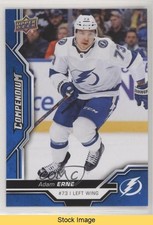 2018-19 Upper Deck Compendium Blue Adam Erne #742 READ 1u6