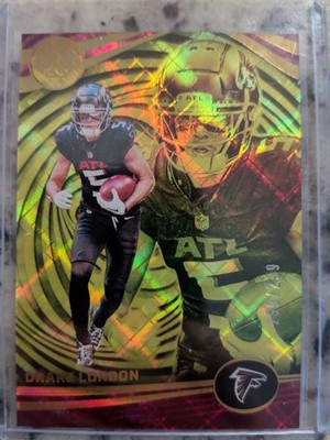 2023 Panini Illusions - Drake London #5 Yellow Diamond /299