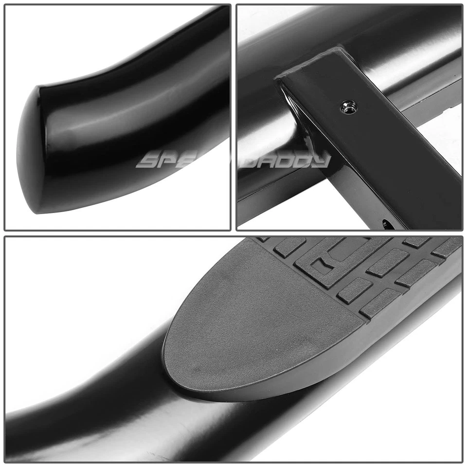 RECEPTOR 37" X 4" OVAL 2" REMOLQUE NEGRO REMOLQUE PUERTA TRASERA/ENGANCHE BARRA DE PASO TRASERO/PEDAL Foto 4 de 4