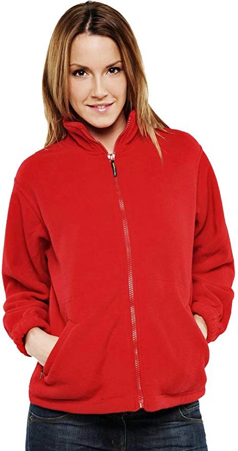 Ladies MIG Classic Fleece Jacket Size 8 to 30 - LOOSE COMFORT FIT WINTER COAT - Image 4 of 4