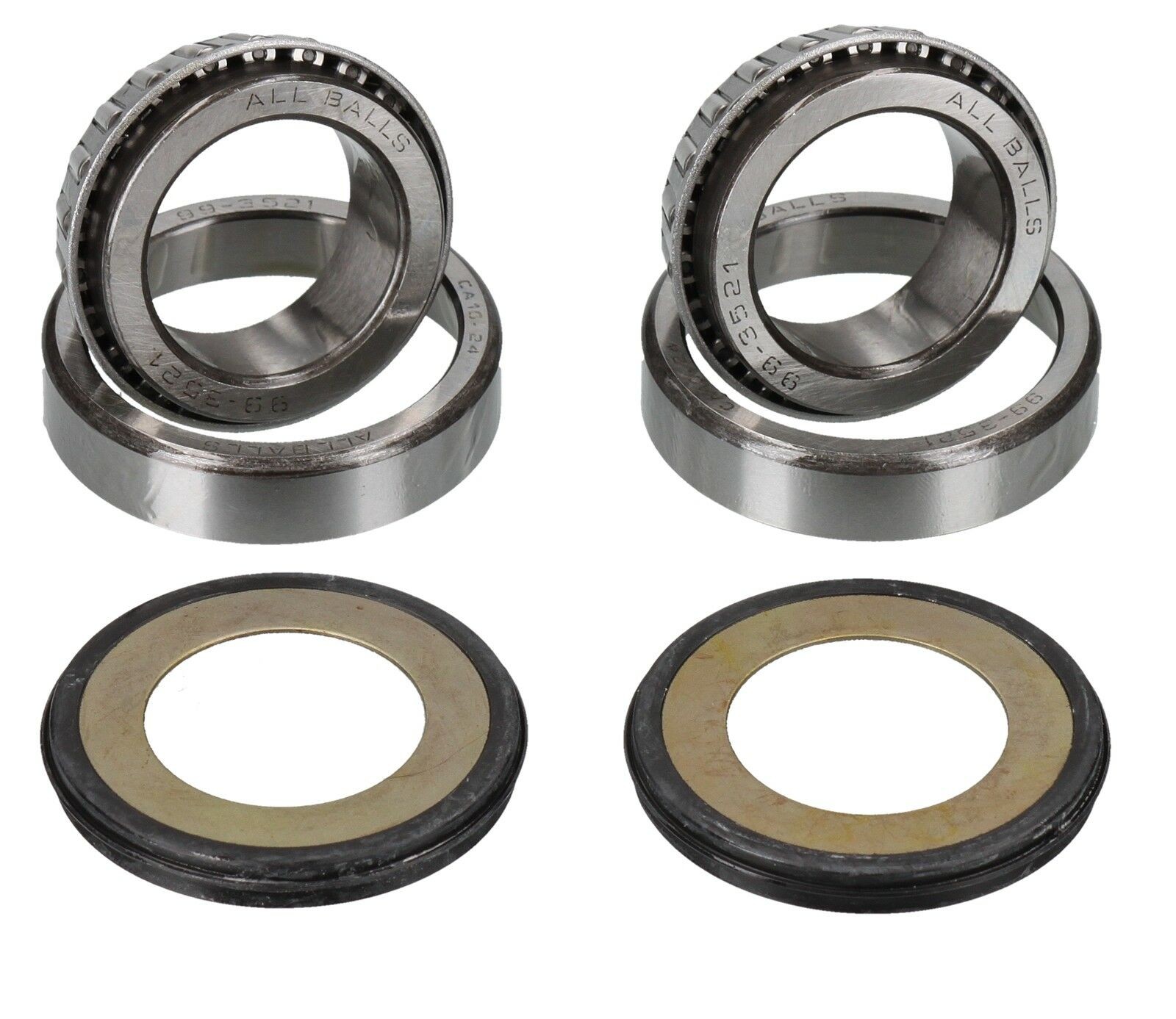All Balls Steering Head Bearing Kit fits Suzuki DRZ 250 400 650 Kawasaki KLX 400