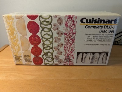 Cuisinart DLC-7 Food Processor 7 Disc Set DLC-070 Blades - Complete